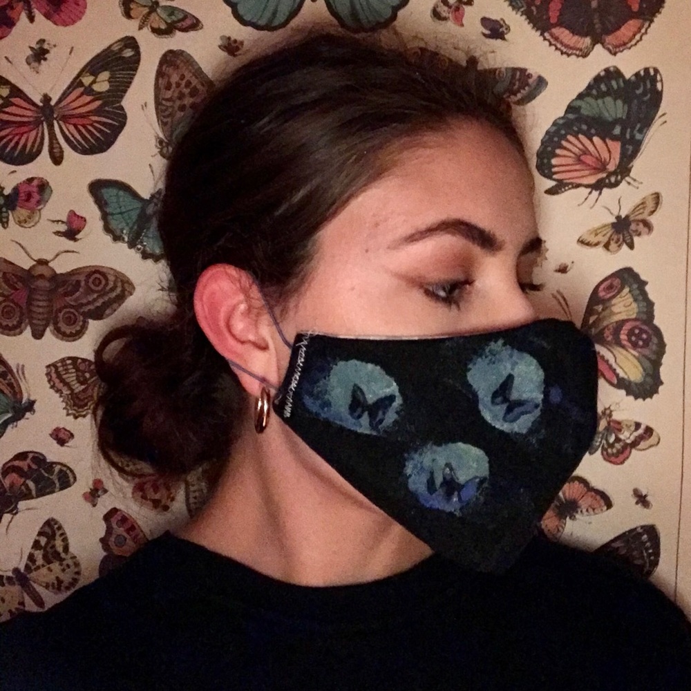 🦋Handmade Butterfly Print Medical Face Mask🦋